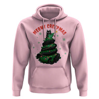 Gothic Xmas Hoodie Meowy Creepmas Cat Christmas Tree