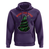 Gothic Xmas Hoodie Meowy Creepmas Cat Christmas Tree