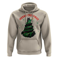 Gothic Xmas Hoodie Meowy Creepmas Cat Christmas Tree