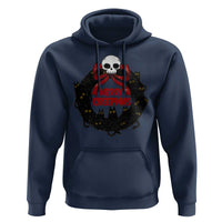 Gothic Christmas Hoodie Merry Creepmas Cat Wreath