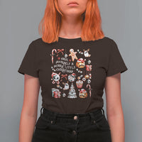Gothic Xmas T Shirt For Women Have Yourself A Scary Little Christmas - Wonder Print Shop