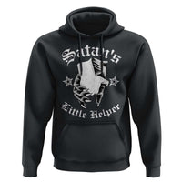 Funny Xmas Satan's Little Helper Hoodie