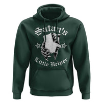 Funny Xmas Satan's Little Helper Hoodie