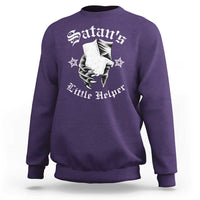 Funny Xmas Satan's Little Helper Sweatshirt - Wonder Print Shop