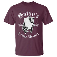 Funny Xmas Satan's Little Helper T Shirt - Wonder Print Shop