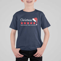 Funny Christmas T Shirt For Kid Five Stars Totally Awesome Highly Recommend - Wonder Print Shop