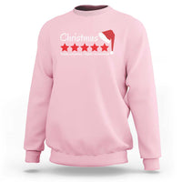 Funny Christmas Sweatshirt Five Stars Totally Awesome Highly Recommend - Wonder Print Shop