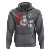 Christmas Bah Humbug Skull Santa Hat Hoodie
