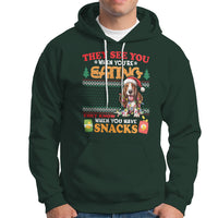 Christmas Hoodie Basset Hound See You're Eating Dog Lover - Wonder Print Shop