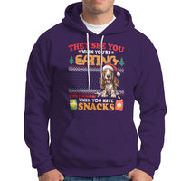 Christmas Hoodie Basset Hound See You're Eating Dog Lover - Wonder Print Shop