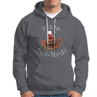 Christmas in Mexico Hoodie Feliz Navidad Santa Hat Sombrero - Wonder Print Shop