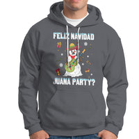 Christmas in Mexico Hoodie Feliz Navidad Juana Party Snowman Dancing - Wonder Print Shop