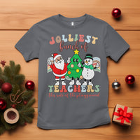 Christmas T Shirt Jolliest Bunch Of Teachers This Side Of The Playground - Wonder Print Shop