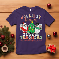 Christmas T Shirt Jolliest Bunch Of Teachers This Side Of The Playground - Wonder Print Shop