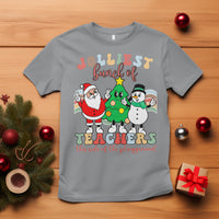 Christmas T Shirt Jolliest Bunch Of Teachers This Side Of The Playground - Wonder Print Shop