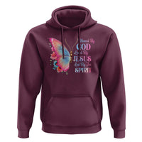 Christian Hoodie Blessed By God Loved By Jesus Led By The Spirit