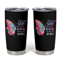 Christian Tumbler Cup Blessed By God Loved By Jesus Led By The Spirit