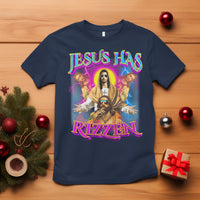 Jesus Has Rizzen Christian Funny Cool Meme T Shirt - Wonder Print Shop