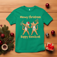 Happy Hanukcat Meowy Christmas Cat Lover Hanukkah T Shirt - Wonder Print Shop