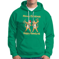 Happy Hanukcat Meowy Christmas Cat Lover Hanukkah Hoodie - Wonder Print Shop