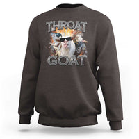 Throat Goat Funny Offensive Adult Humor Bootleg Sweatshirt
