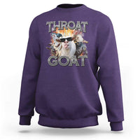 Throat Goat Funny Offensive Adult Humor Bootleg Sweatshirt
