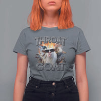 Throat Goat Funny Offensive Adult Humor Bootleg T Shirt For Women