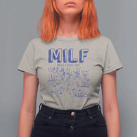 Funny MILF Man I Love Feet T Shirt For Women