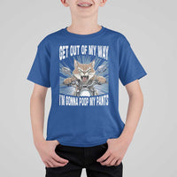 Funny Meme T Shirt For Kid Get Out of My Way Gonna Poop My Pants