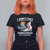 Funny I Don't Fart I Whisper In My Pants T Shirt For Women