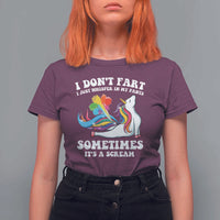 Funny I Don't Fart I Whisper In My Pants T Shirt For Women
