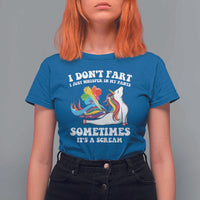 Funny I Don't Fart I Whisper In My Pants T Shirt For Women