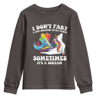 Funny I Don't Fart I Whisper In My Pants Youth Sweatshirt