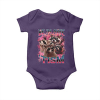 Funny Meme Autistic Raccoon Baby Onesie Be In Awe Of My 'Tism