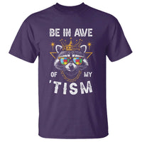 Funny Autistic Raccoon T Shirt Be In Awe Of My 'Tism