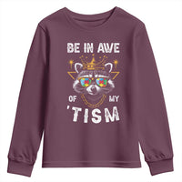 Funny Autistic Raccoon Youth Sweatshirt Be In Awe Of My 'Tism