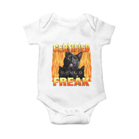 Funny Cat Meme Baby Onesie Certified Freak
