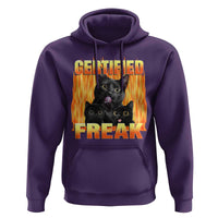 Funny Cat Meme Hoodie Certified Freak