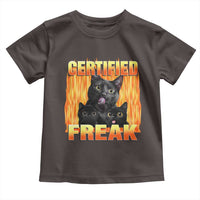 Funny Cat Meme Toddler T Shirt Certified Freak