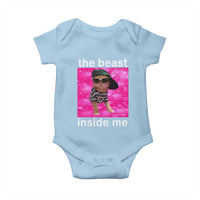 Funny Cat Meme Baby Onesie The Beast Inside Me