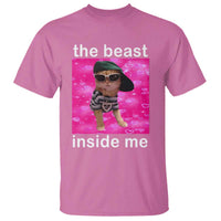 Funny Cat Meme T Shirt The Beast Inside Me