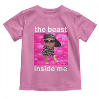 Funny Cat Meme Toddler T Shirt The Beast Inside Me