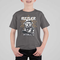 Funny Meme Rizzler Dog T Shirt For Kid