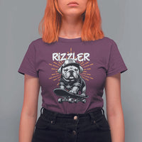 Funny Meme Rizzler Dog T Shirt For Women
