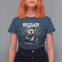 Funny Meme Rizzler Dog T Shirt For Women