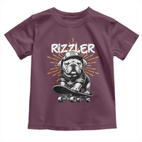Funny Meme Rizzler Dog Toddler T Shirt