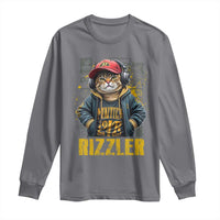 Funny Meme Rizzler Cat Long Sleeve Shirt