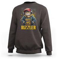 Funny Meme Rizzler Cat Sweatshirt