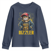 Funny Meme Rizzler Cat Youth Sweatshirt