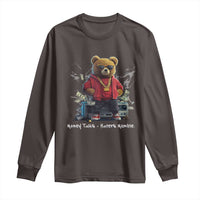Teddy Fashion Hip Hop Long Sleeve Shirt Money talks Haters Mumble